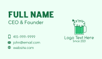Irish Beer Froth  Business Card Image Preview