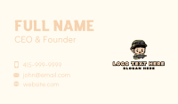 Female Military Gamer Business Card Image Preview