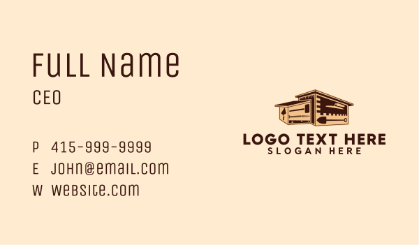 Renovation Tool Shed Business Card Design Image Preview