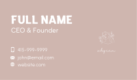 Floral Skin Care Business Card Image Preview