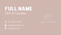 Floral Skin Care Business Card Image Preview