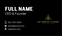 Geometric Pyramid Firm Business Card Image Preview