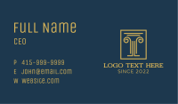 Legal Company Pillar Business Card Image Preview