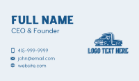 Rustic Flatbed Truck Business Card Preview