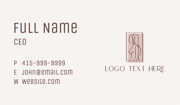 Women Clothing Line  Business Card Design Image Preview