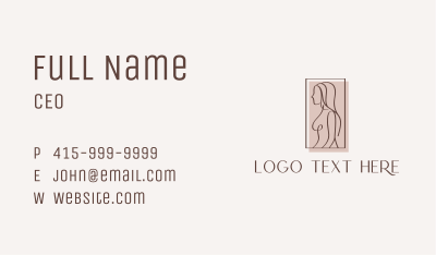 Women Clothing Line  Business Card Image Preview