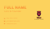 Owl Bird Gaming Business Card Image Preview
