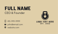 Kettlebell Star Crossfit Business Card Image Preview