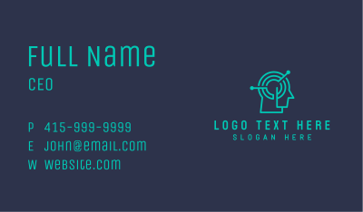 AI Software Programmer Business Card Image Preview