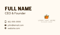 Vegetable Pumpkin Farm Business Card Image Preview