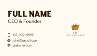 Vegetable Pumpkin Farm Business Card Design