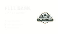 Courier Truck Cargo Business Card Image Preview