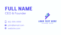 Thunder Bolt Electric Business Card Preview