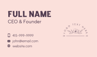 Natural Flower Business Business Card Image Preview