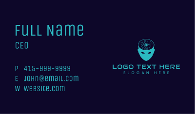 Artificial Intelligence Technology Business Card Image Preview