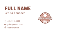 Chef Hat Rolling Pin Bakery Business Card Image Preview