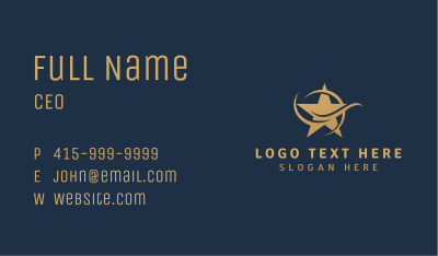 Golden Star Agency Business Card Image Preview