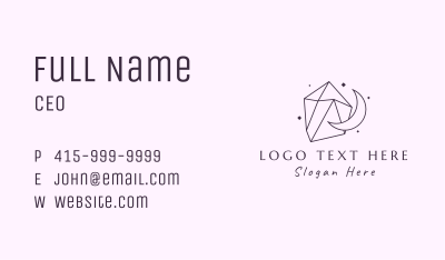 Moon Crystal Boutique Business Card Image Preview