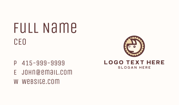 Pet Dog Veterinary Business Card Design Image Preview