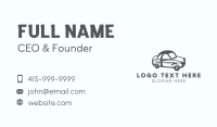 Gray Car Vehicle Business Card Image Preview