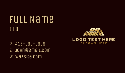 Elegant Roof Property Business Card Image Preview