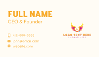 Angelic Flying Wings Business Card Design