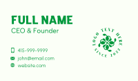 Green Leaf Gardening Business Card Image Preview