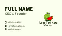 Watermelon Fruit Slice Business Card Image Preview