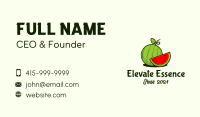 Watermelon Fruit Slice Business Card Image Preview