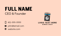 Flying Modern Drone  Business Card Image Preview
