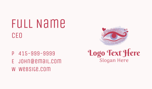Beauty Eye Vision Business Card Design Image Preview