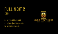 Premium Wild Tiger Business Card Image Preview
