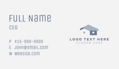 House Roof Renovation Business Card Image Preview
