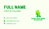 Agriculture Gardening Hand  Business Card Design