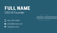 Generic Academy Wordmark Business Card Image Preview