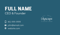 Generic Academy Wordmark Business Card Image Preview