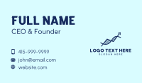 Blue Arrow DNA  Business Card Preview