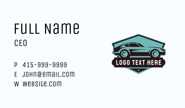 Auto Car Vehicle Business Card Design Image Preview