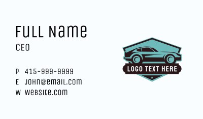 Auto Car Vehicle Business Card Image Preview