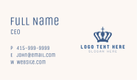 Tiara Crown Pixel Business Card Image Preview
