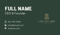 Tree Book Learning Business Card Design