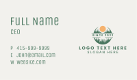 Sun Backyard Grass Business Card Image Preview