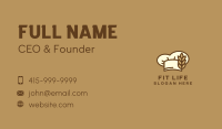 Wheat Chef Hat Business Card Image Preview