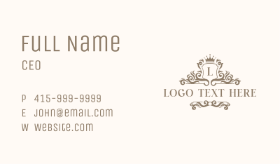 Elegant Wedding Event Business Card Image Preview