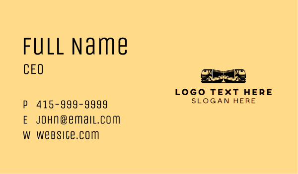 Delivery Trailer Truck Business Card Design Image Preview