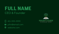 Tree Book Knowledge Business Card Image Preview