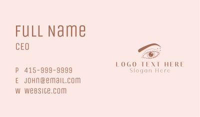 Beauty Eye Salon Business Card Image Preview