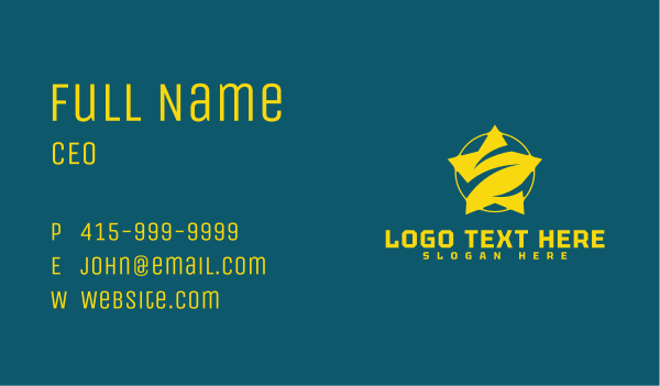 Corporate Star Agency Business Card Design Image Preview