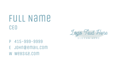 Aesthetician Cosmetics Brand Business Card Image Preview