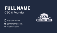 White Mountain Scenery Business Card Image Preview